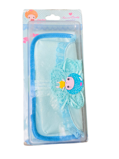 Beautiful Blue Doll Girls Pouch | Zipper Pouch Case for Girls