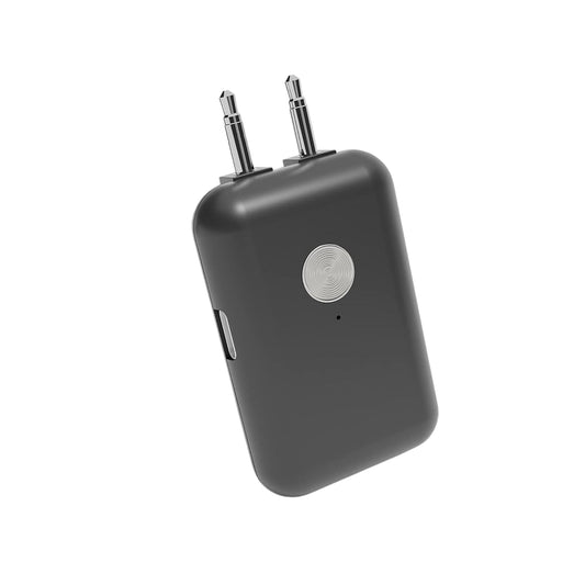 Sudio Flyg Bluetooth Audio Transmitter/Adapter 3.5 mm to Bluetooth for Portable Gaming Devices, In-Flight Entertainment and TV (Black)