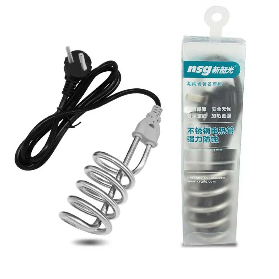 NSG F8 2000W Water Heater Rod - Mini Boiler Hot Water Immersion Heater, Portable Water Heating System for Household, Office, Travel Use