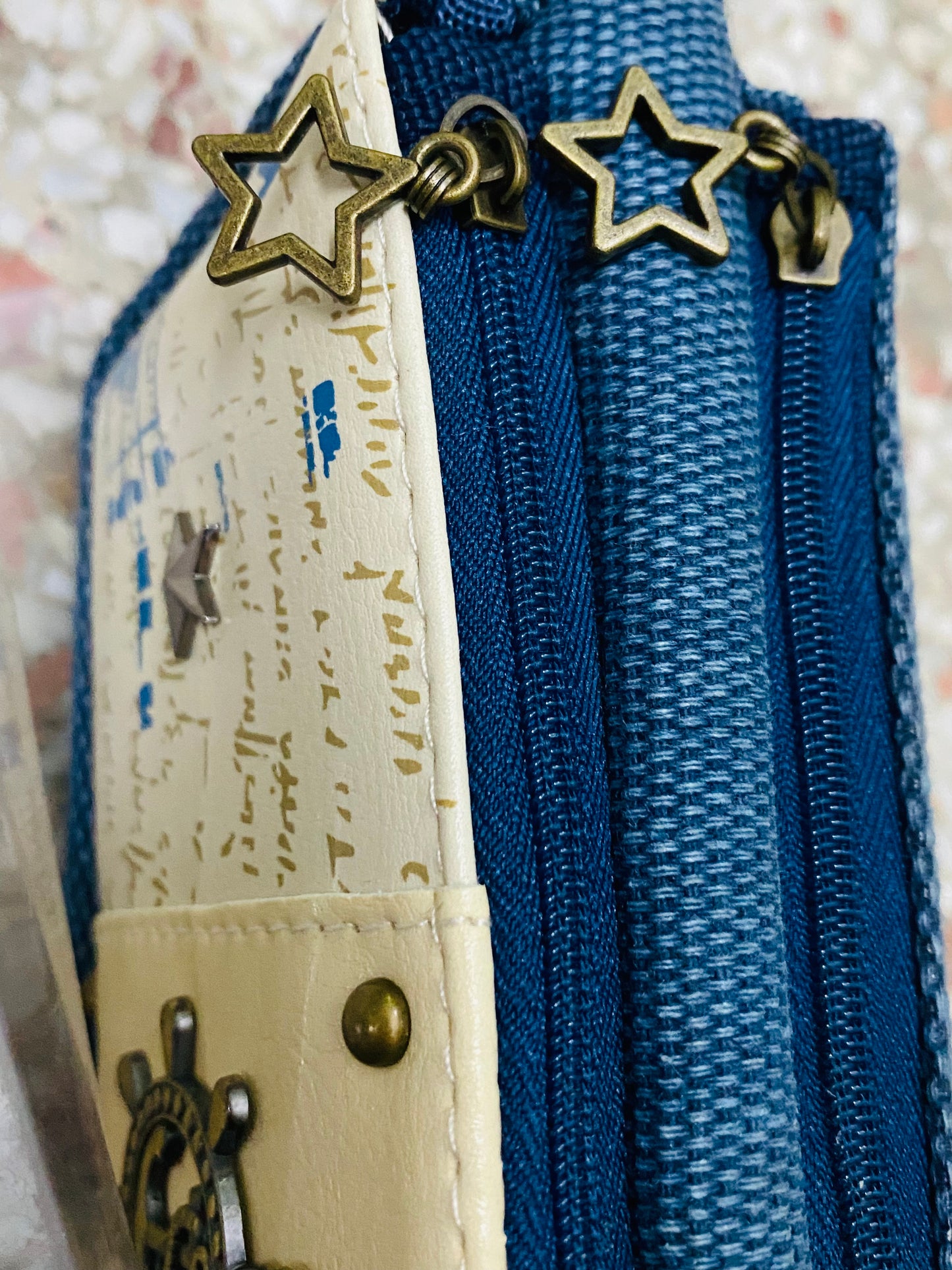 Pirates Ship Pouch – Blue Zipper Case for Kids