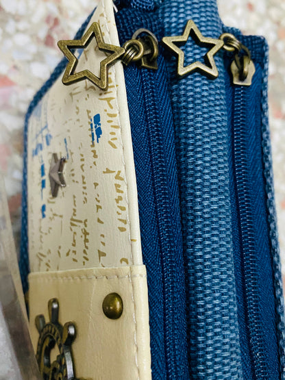 Pirates Ship Pouch – Blue Zipper Case for Kids