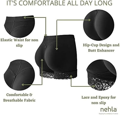 Women Shaper Padded Butt Lifter Panty Butt Hip Enhancer Fake Hip Shapwear Underwear Briefs Push Up Panties