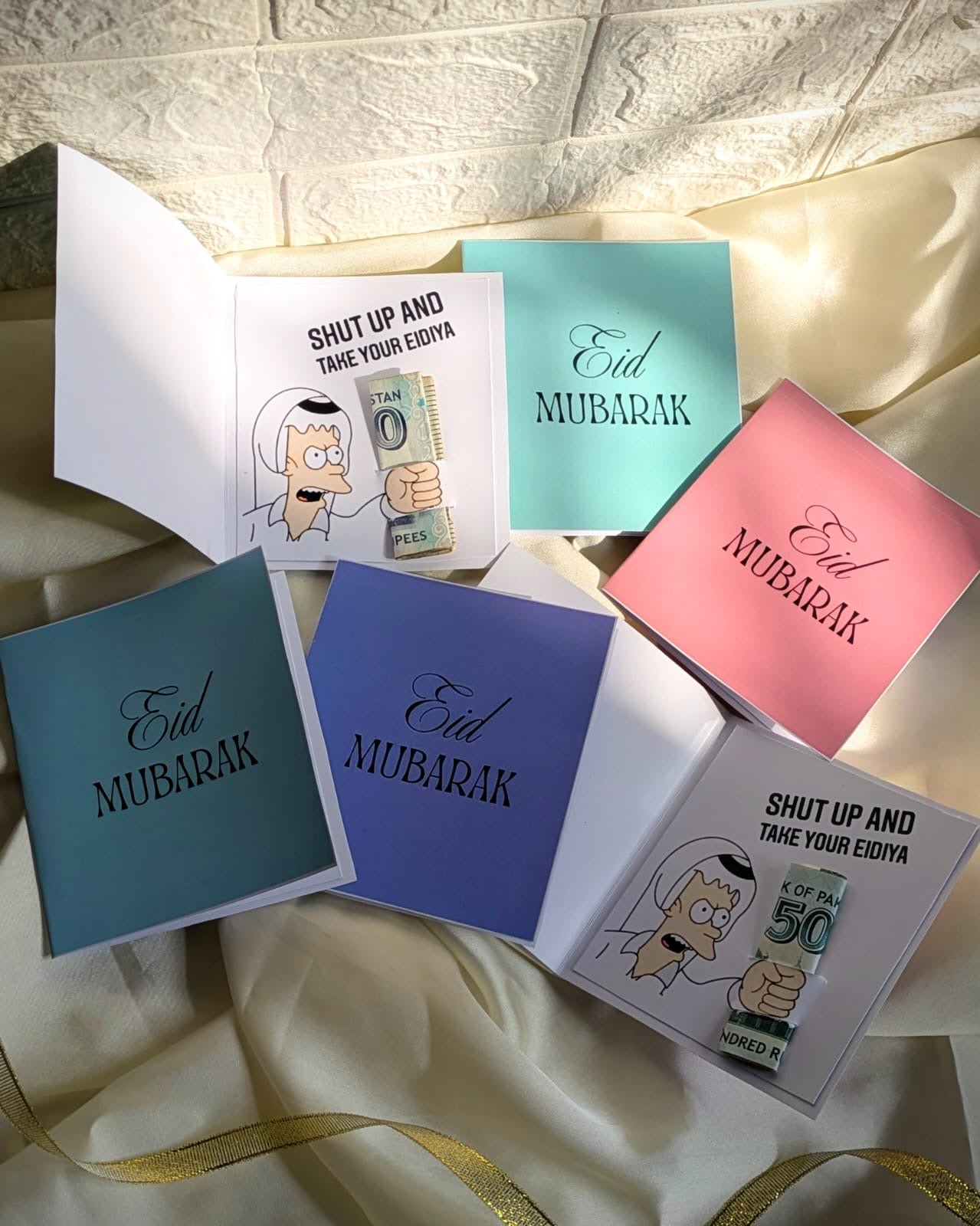 Funny Meme Eid Money Envelopes (Set of 3)
