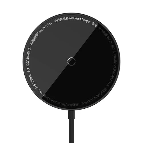 Baseus Simple Mini3 Magnetic Wireless Charger 15W - Black