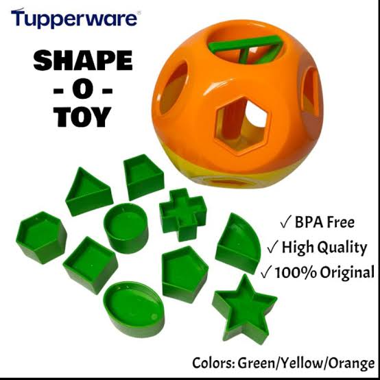 Tupperware Brand Shape-O Toy - BPA Free - Shape-O Sorter Toy for Babie ...