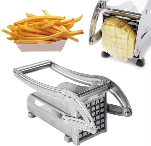 Fries Machine Fries Cutter Manual Potato Cutter Shredder French Fries Slicer Potato Chips Maker Meat Chopper Cutting Machine Kitchen Tools French Fries Slicer