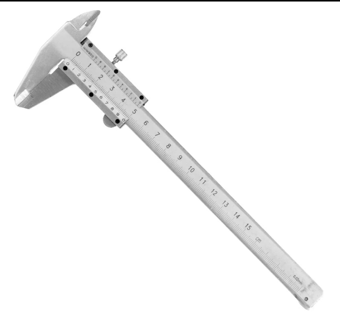 0.02MM Precision Vernier Caliper Vernier Measuring Tool Metal Vernier Caliper Convenient for Vernier Measuring Tool for Archaeological Measurement