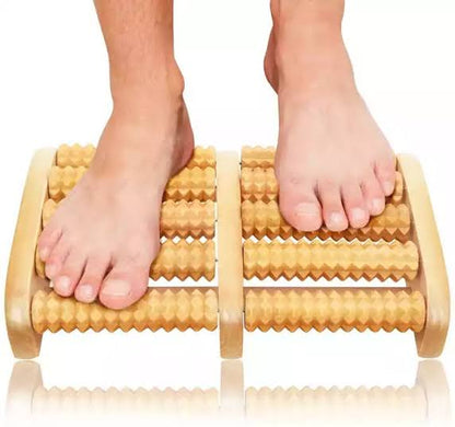 Wooden Foot Roller For Plantar Fasciitis Relief, Heel, Arch, Muscle Aches, Foot Pain, Stress Relief - 6 Roller