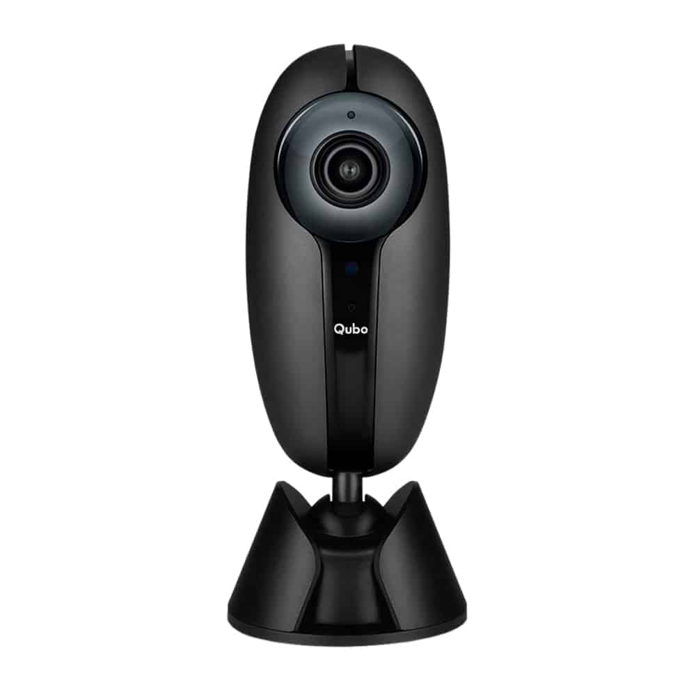 Qubo Outdoor Security Camera (Black) from Hero Group | Made in India | IP65 All-Weather | 2MP 1080p Full HD | CCTV Wi-Fi Camera | Night Vision | Mobile App Connectivity | Cloud & SD Card Recording