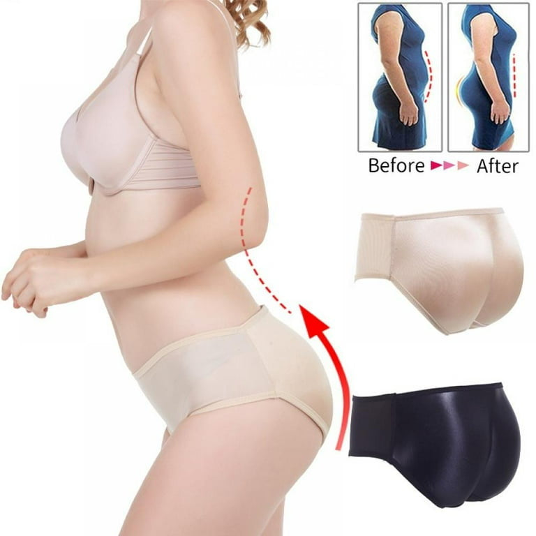 Butt Lifter Shapewear Padded Panties for Women | Seamless Underwear with Hip Enhancer Pads