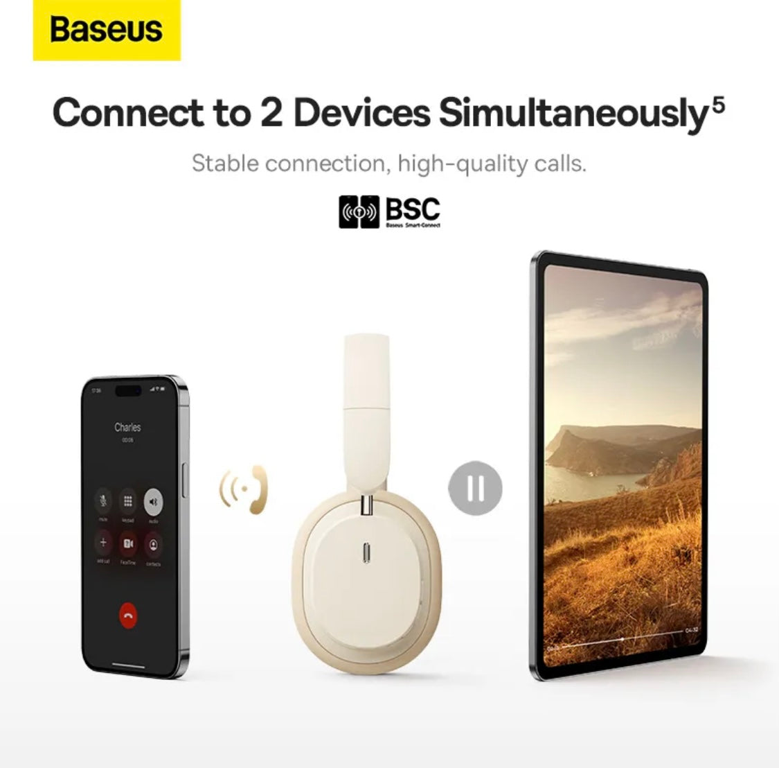 Baseus Bowie D05 Wireless Headphone BT 5.3