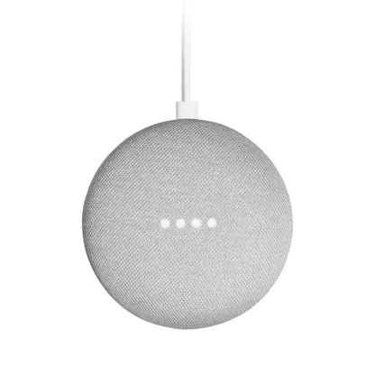 Google Home Mini 1st Generation, Small but Convenient Smart Speaker, Google Assistant, Control Appliances with Just Your Voice, Powerful and Rich Sound (White)