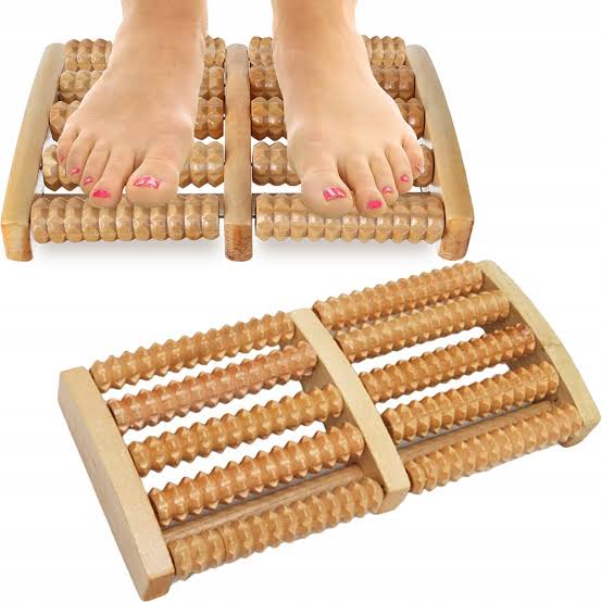Wooden Foot Roller For Plantar Fasciitis Relief, Heel, Arch, Muscle Aches, Foot Pain, Stress Relief - 6 Roller