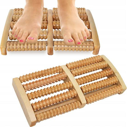 Wooden Foot Roller For Plantar Fasciitis Relief, Heel, Arch, Muscle Aches, Foot Pain, Stress Relief - 6 Roller