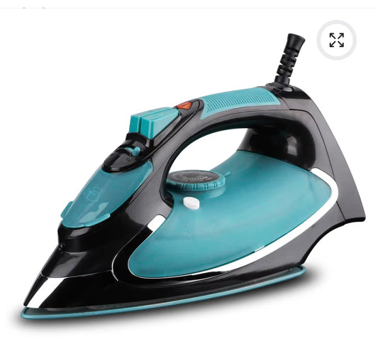 RAF Electric Steam Iron, Ceramic Coated Plate Flat Iron Home Appliances 2400W, R.1193G