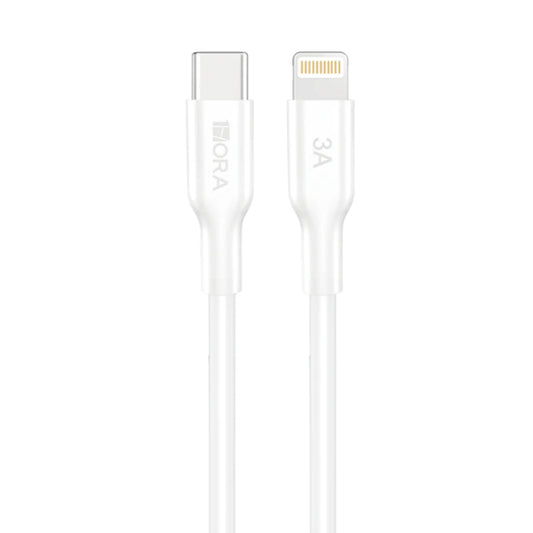 1HORA 3A 1m USB Type-C to Lightning Fast Charging and Data Sync TPE Cable