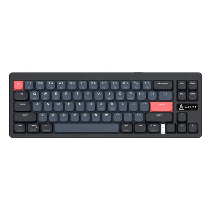 AJAZZ AKL680 Bluetooth 5.0 Mechanical Gaming Keyboard 68 Keys RGB 2.4G Wireless Keyboard Ergonomic for Laptop Gamer Desktop PC