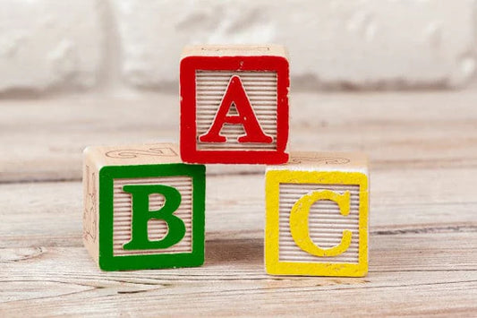 Wooden Toy Abc Blocks 27pcs