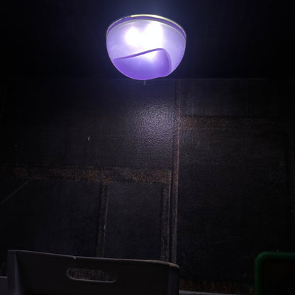 3 LED Touch Push On Off Light Self Stick On Click Cabinet Light LED Puck Light Battery Operated AA - 3 Pack