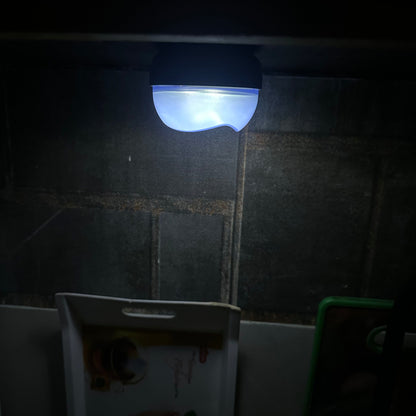 3 LED Touch Push On Off Light Self Stick On Click Cabinet Light LED Puck Light Battery Operated AA - 3 Pack