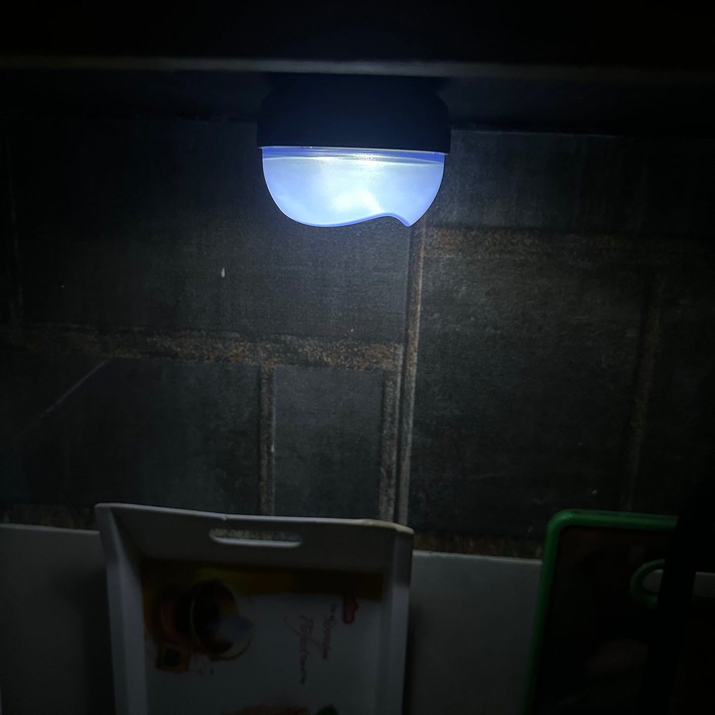 3 LED Touch Push On Off Light Self Stick On Click Cabinet Light LED Puck Light Battery Operated AA - 1 Pack