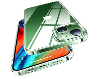 AOUIA Crystal Clear Case for iPhone 13, [Anti-Yellowing Protection] [Scratch-Resistant] [Shockproof Thin Mobile Phone Case] [Transparent Case], Compatible with iPhone 13 Case 6.1 Inch
