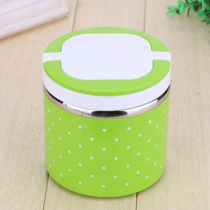 1000ml Lunch Box Food Container,1-3 Layer Stainless Steel Insulation Thermo Thermal Lunch Box Food Container Hot, Picnic Food Container