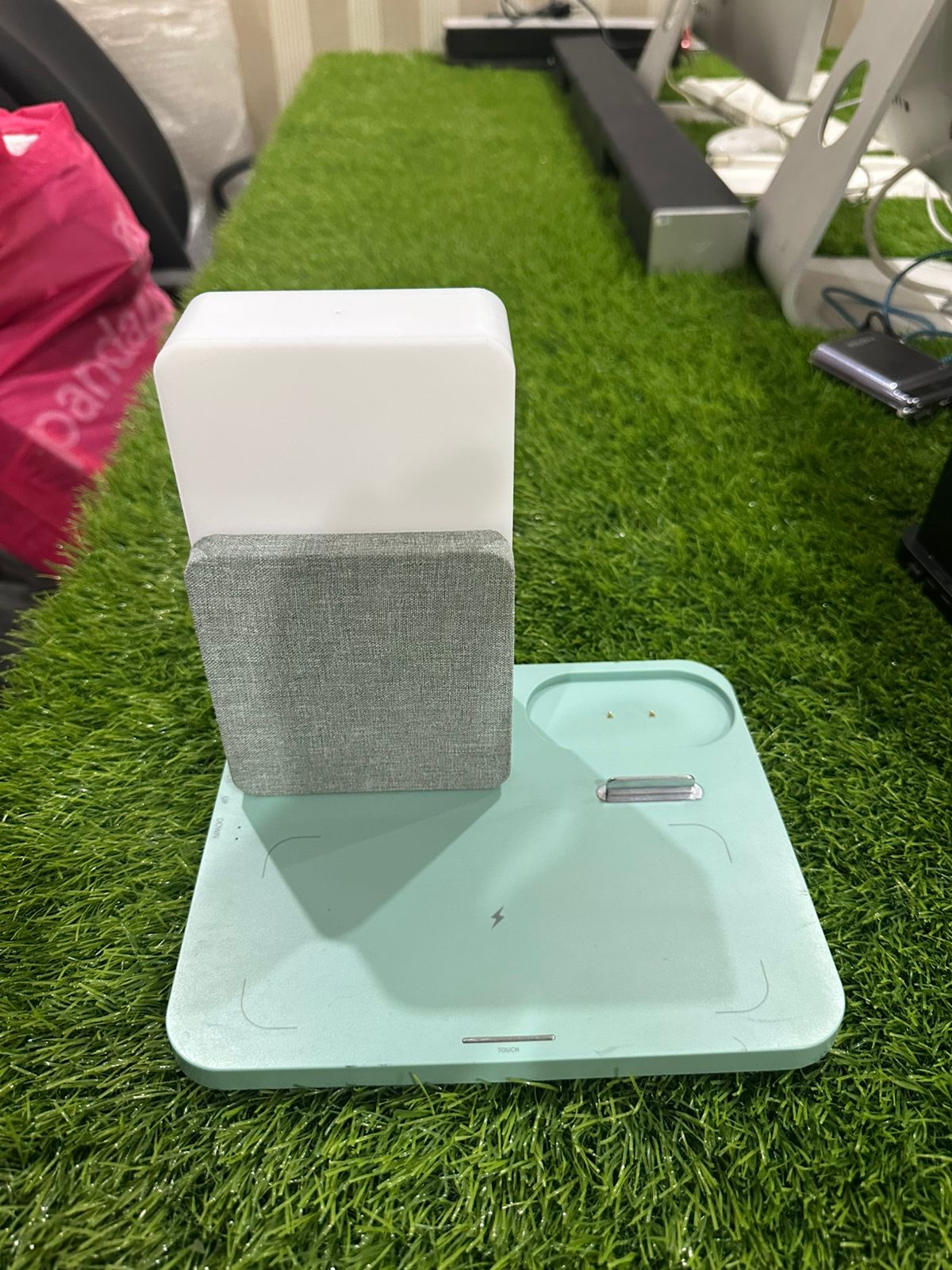 Like A New Wireless Charging Dock Alarm Clock with Wireless Charging, Night Light, Wireless Charger for iPhone 12/13/14 Pro