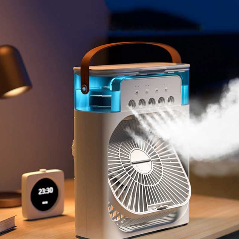 4 In 1 Fan Air Cooler with Humidifier & Night Light | Mist Fan
