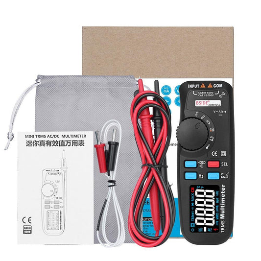 Digital Multimeter Color  Display Auto Range 6000 TRMS Tester with Live Wire Check Temp Hz ohm Diode Meter ADM92CL
