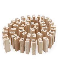 Jenga Wooden Blocks 54 Pieces with 4 Dice Kids & Adults Fun